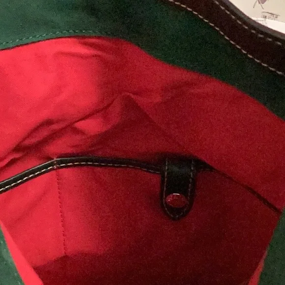 Dooney & Bourke Forest Green Leather Bag - Picture 7 of 7